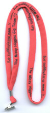 12mm printed bootlace lanyard