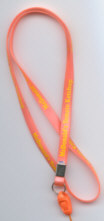 Injected pvc lanyard